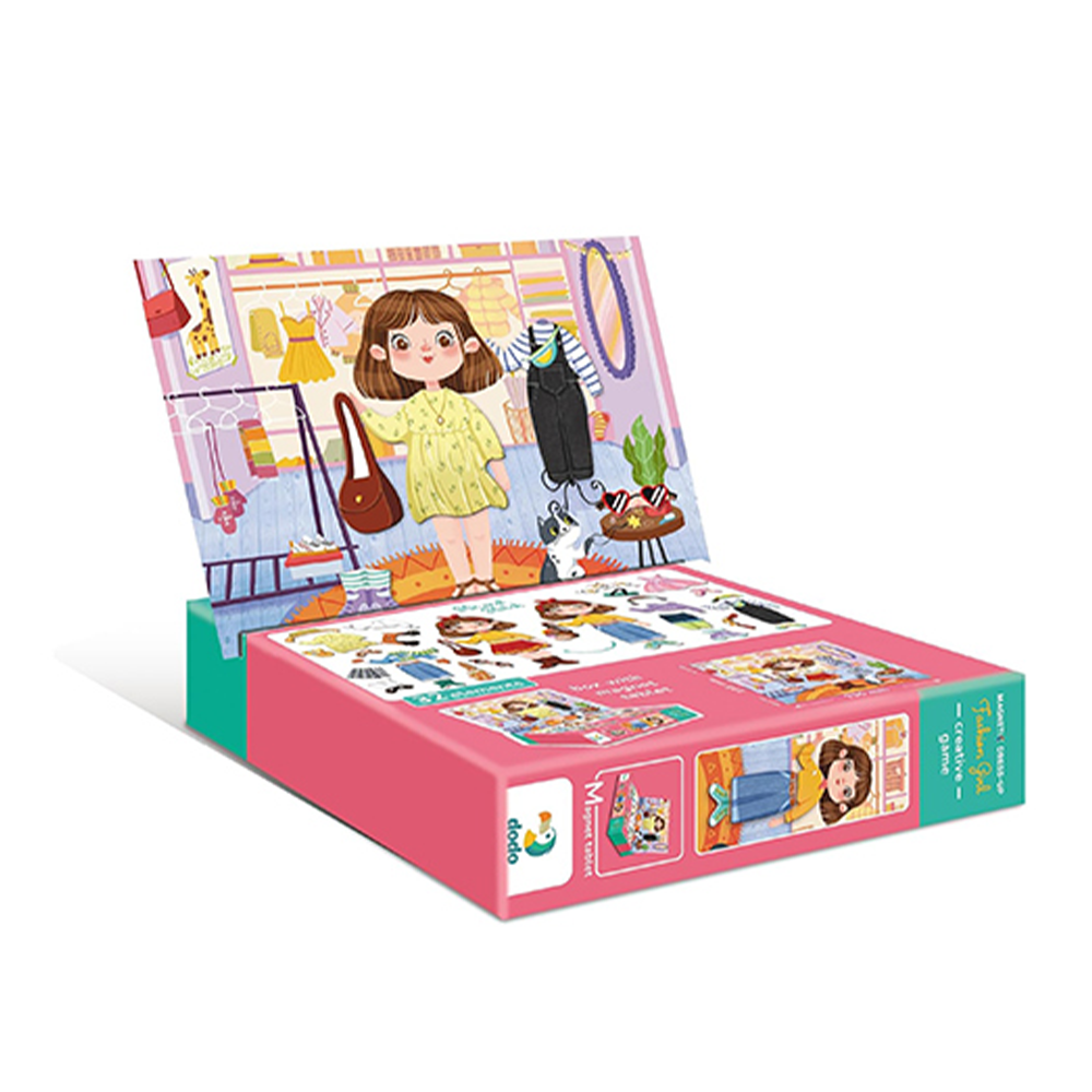 Dodo Magnetic Games Dress Up Fashion Girl