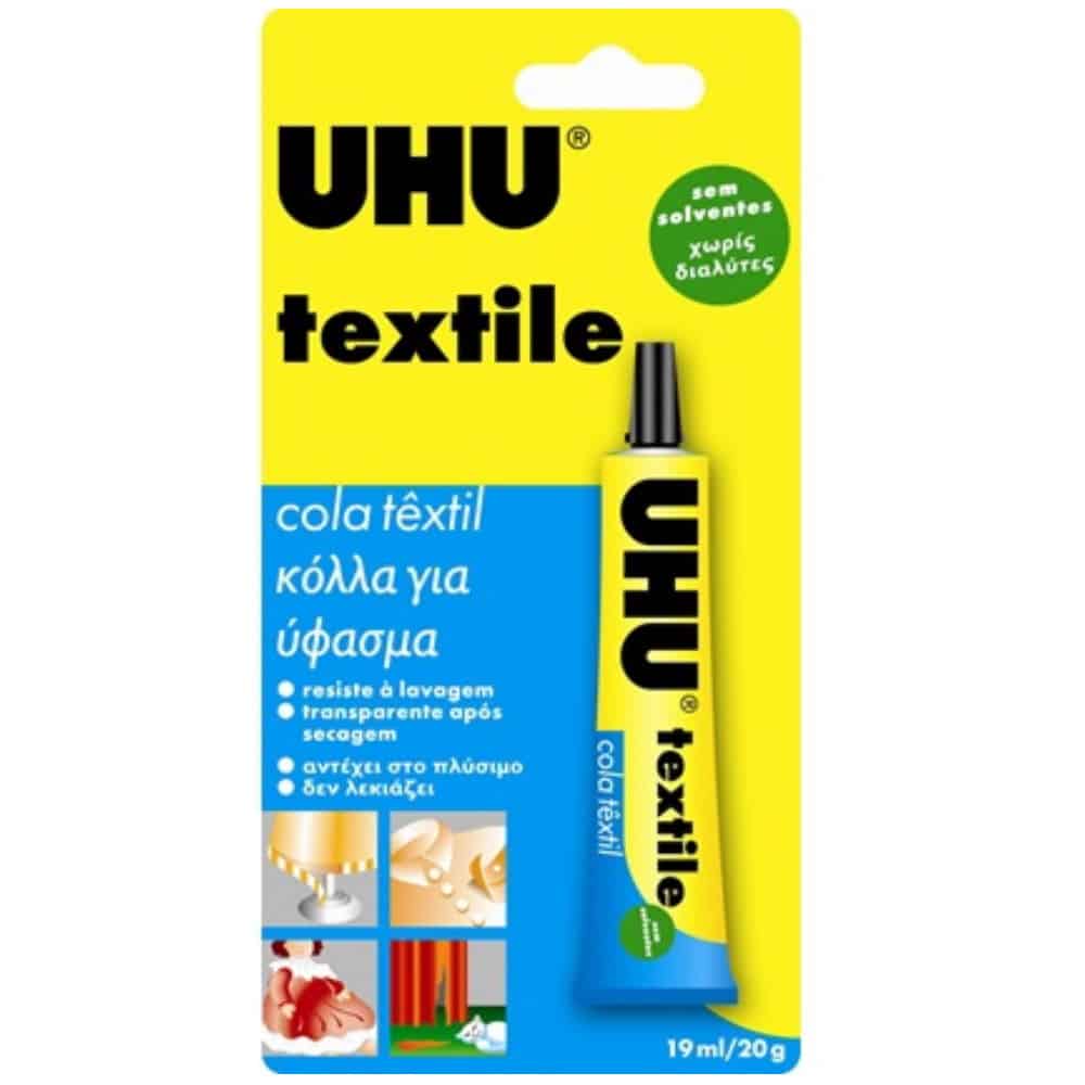 Uhu Κoλλα Textile Για Υφασμα 19Ml