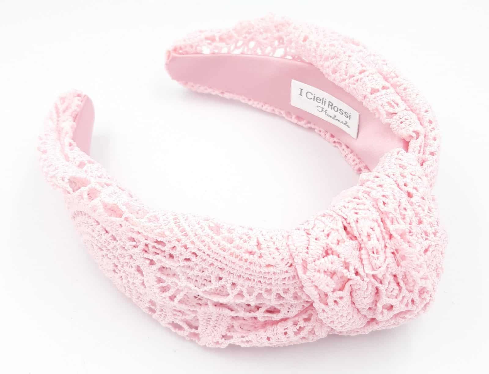 Στεκα Χειροποιητη Πλεκτη Με Κομπο Στην Κορυφη