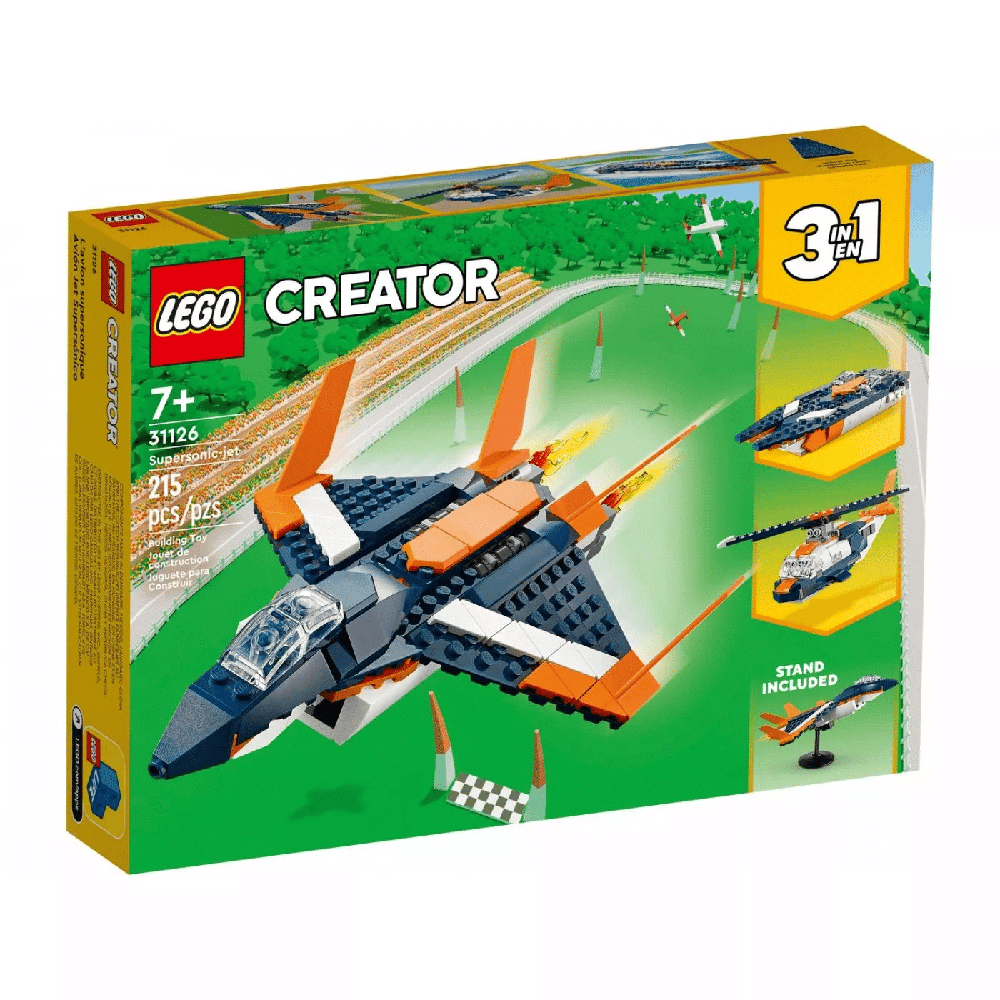 31126 Lego Creator Υπερηχητικο Τζετ