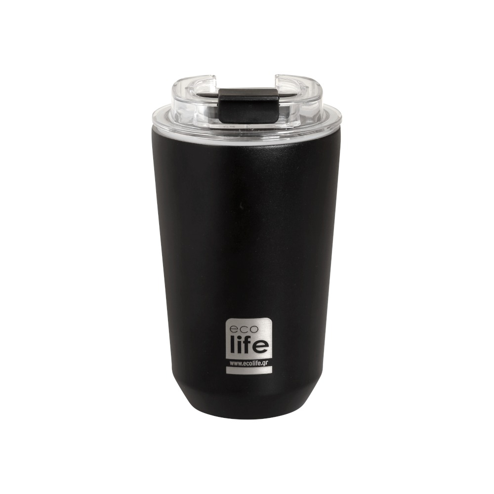 EcolifeEcolife Coffee Thermos Pure Black 360 mlpapell.gr