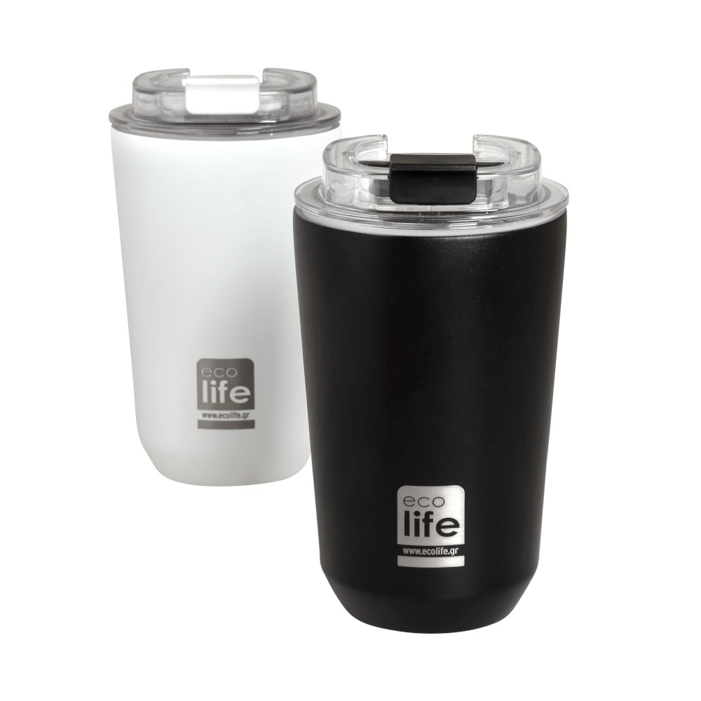 EcolifeEcolife Coffee Thermos Pure Black 360 mlpapell.gr