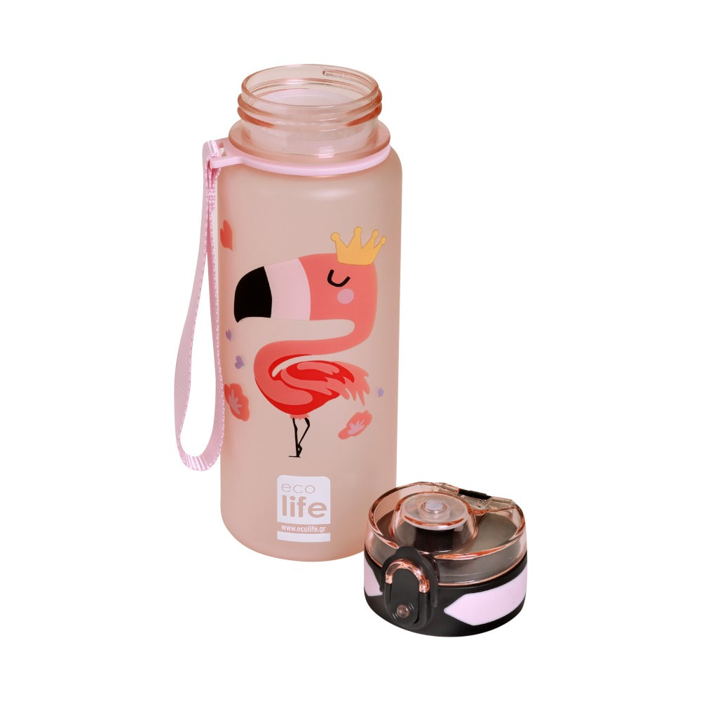 Ecolife Παγούρι Tritan Flamingo 500ml