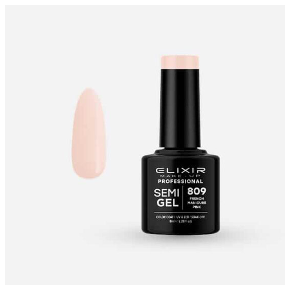 ElixirElixir Ημιμόνιμο βερνίκι # 809 (French Manicure Pink) 8 mlpapell.gr