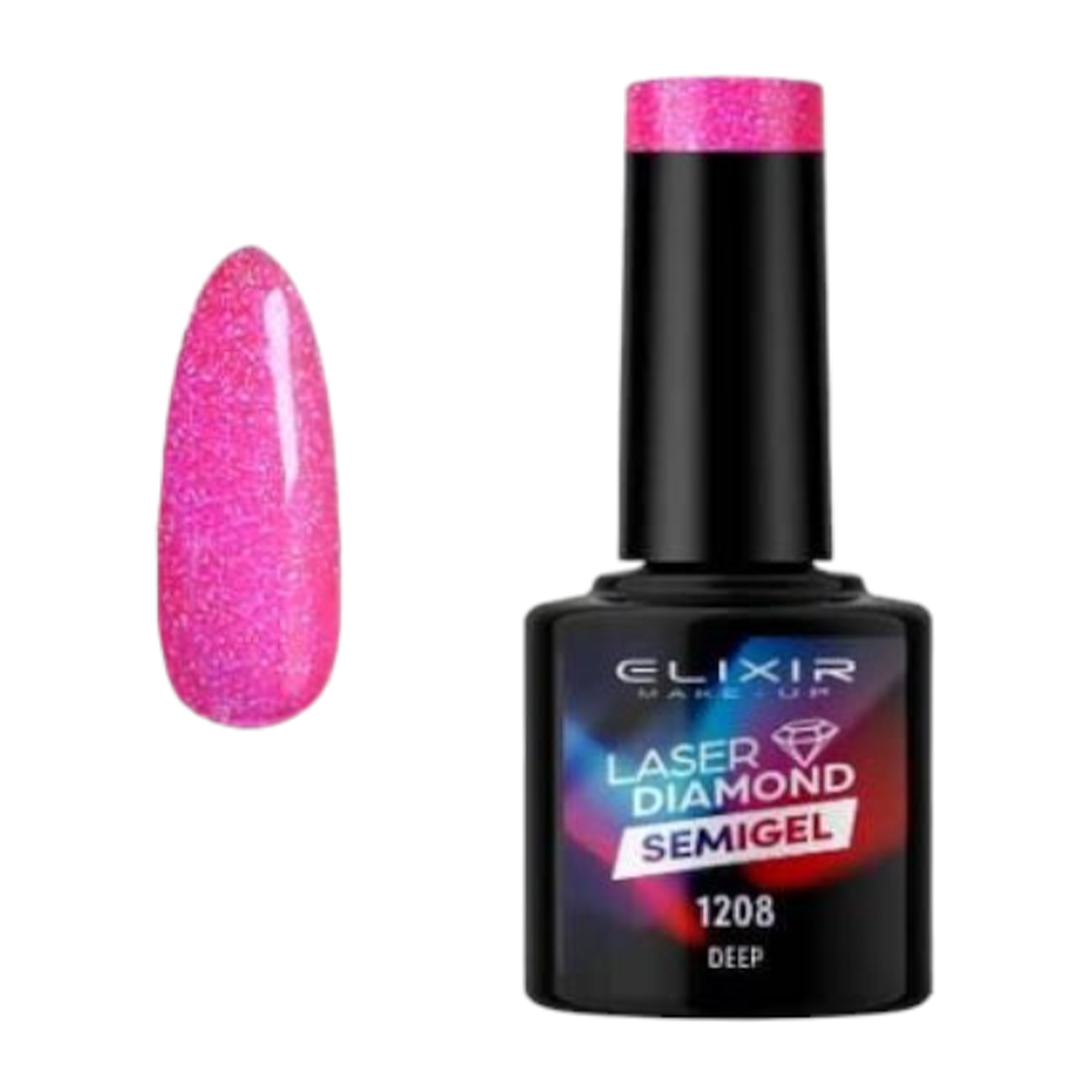 ElixirElixir Ημιμόνιμο βερνίκι Laser Diamond #1208 (Deep) 8mlpapell.gr