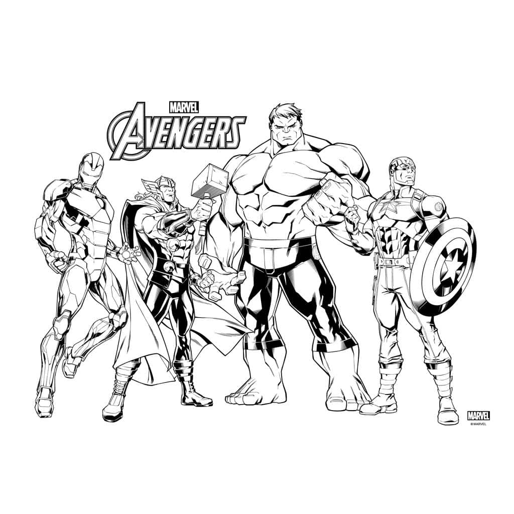 Μπλοκ Ζωγραφ Captain America 23X33 40Φυλ Αυτοκ-Στενσιλ- 2Σελ Χρ 2Σχ