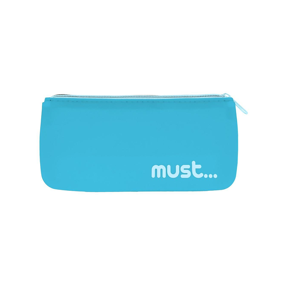 Must Team Σχολική Κασετίνα Σιλικόνης Φλατ Focus 4 Χρώματα