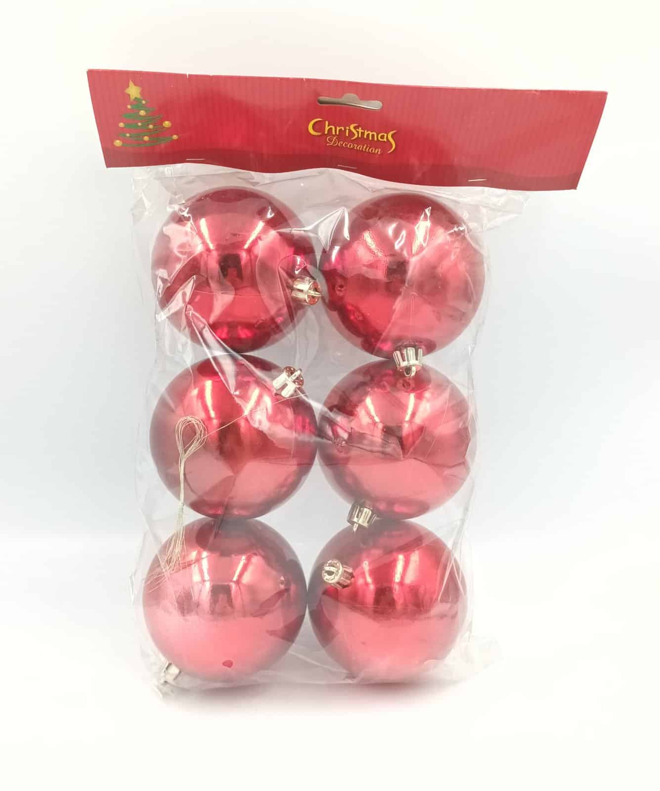 papell.grΜπαλα Πλαστικη Κοκκινη 80Μμ 6Τεμpapell.gr