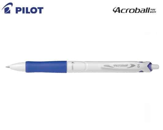 Pilot Στυλο Acroball Pure White Medium Μπλε