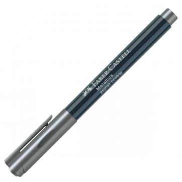Faber Castell Μεταλλικος Μαρκαδορος Γκρι- Asphalt Cowboy