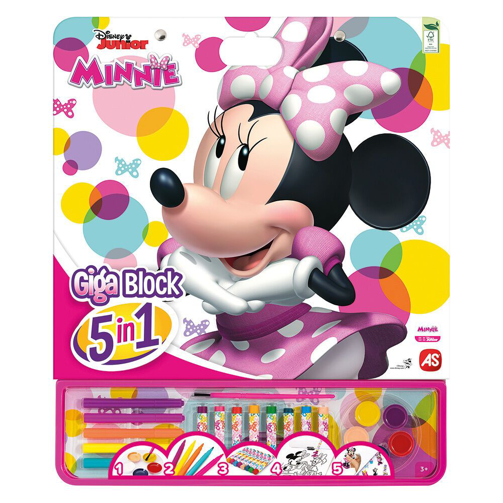 Giga Block Σετ Ζωγραφικής Disney Minnie 5 Σε 1