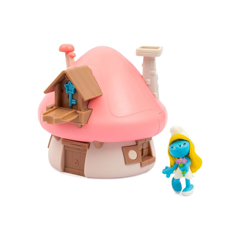 Giochi Preziosi The Smurfs Smurfs - Μαγικό Σπίτι Μανιτάρι Με Φιγούρα Και Μαγικό Κλειδί