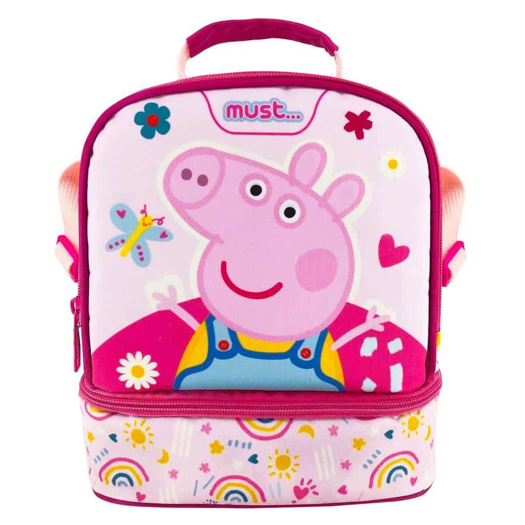 Must Τσαντακι Φαγητου Ισοθερμικο Peppa Pig 2 Θηκες
