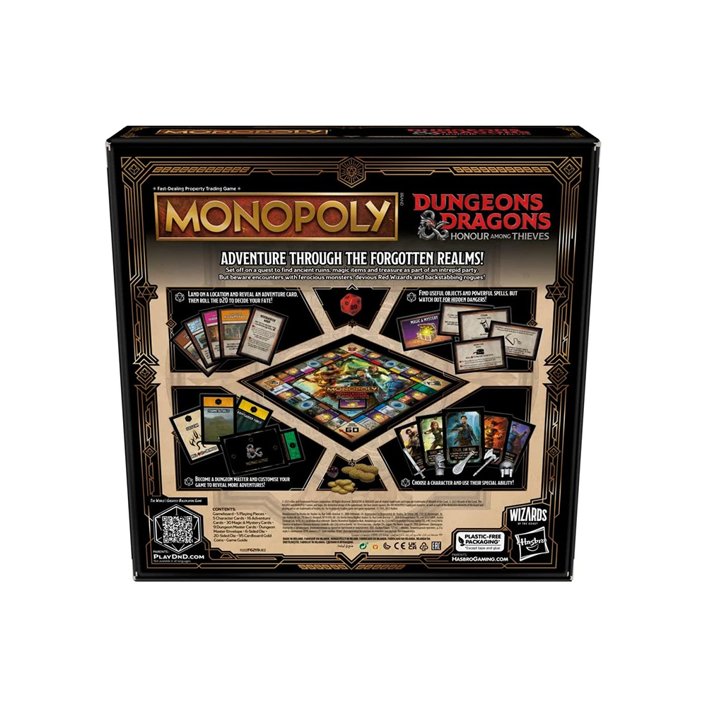 Hasbro Monopoly Dungeons And Dragons Honor Among Thieves, Επιτραπέζιο