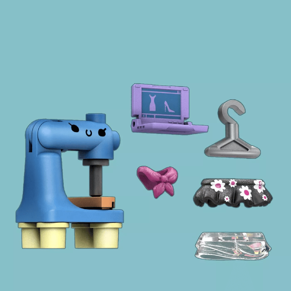 Mega Bloks Barbie Φιγουρες Με Αξεσουαρ Designer