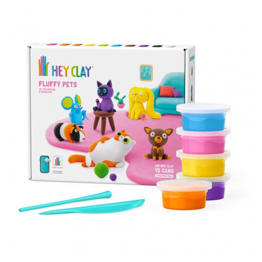 Hey ClayHey Clay Κατασκευές Από Πηλό Fluffy Petspapell.gr