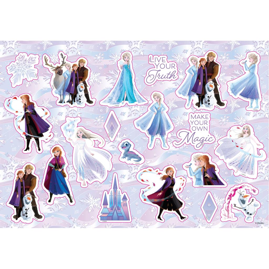 Μπλοκ Ζωγραφικης Frozen 2 23X33 40Φυλλα Αυτοκολλητα-Στενσιλ- 2Σελ Χρ 2Σχ