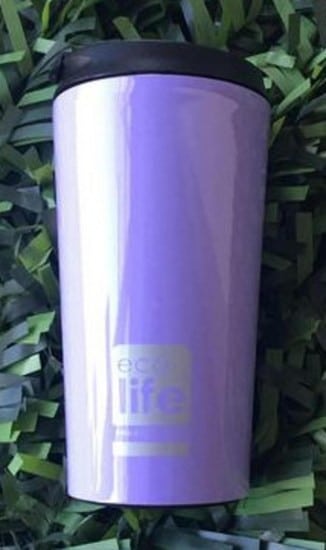 Ecolife Coffee Thermos Απο Ανοξειδωτο Ατσαλι Lilac 370Ml