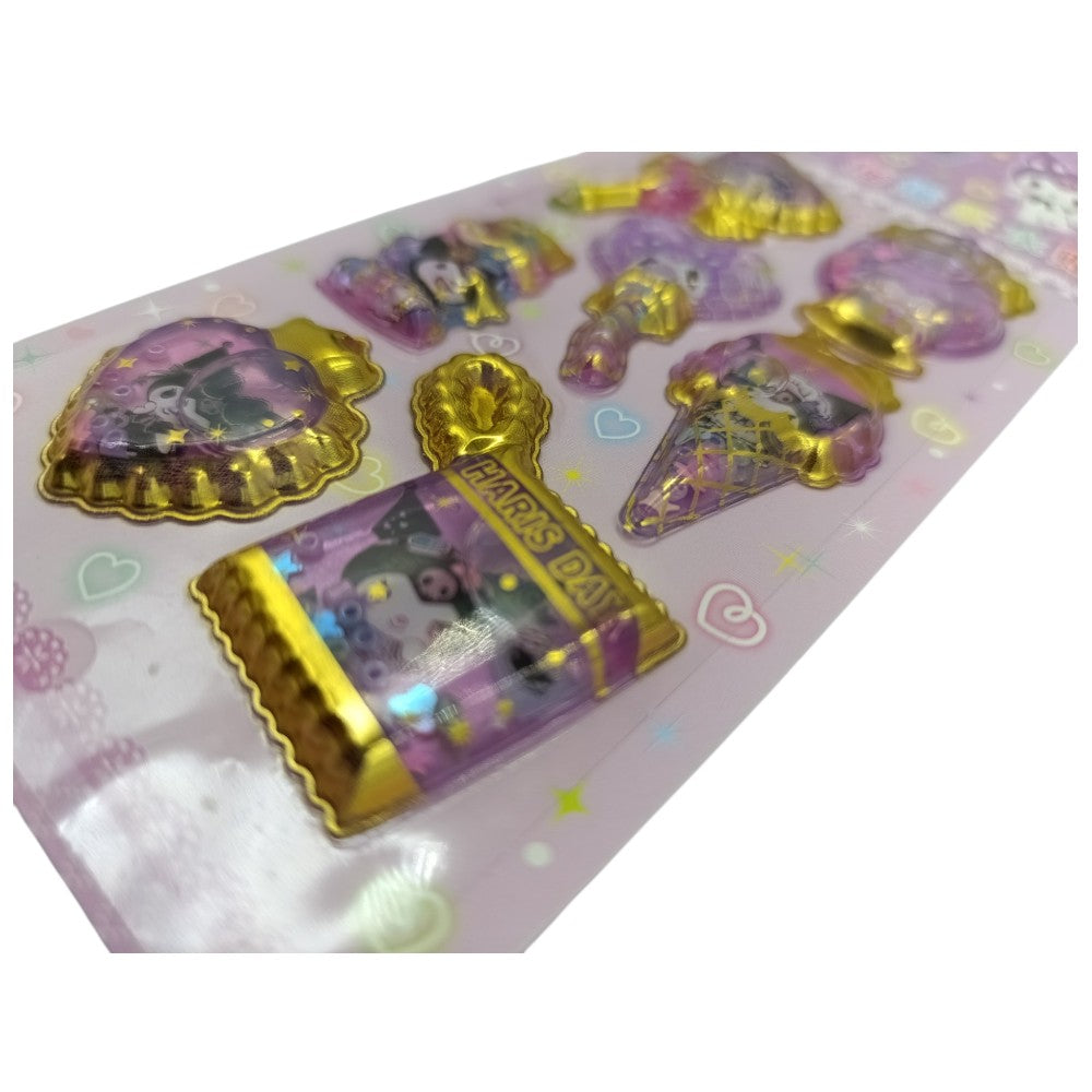 OEMΑυτοκόλλητα Με Νερό & Glitter Διάφορες Φιγούρες 5 Σχέδια - 1 Τμχpapell.gr