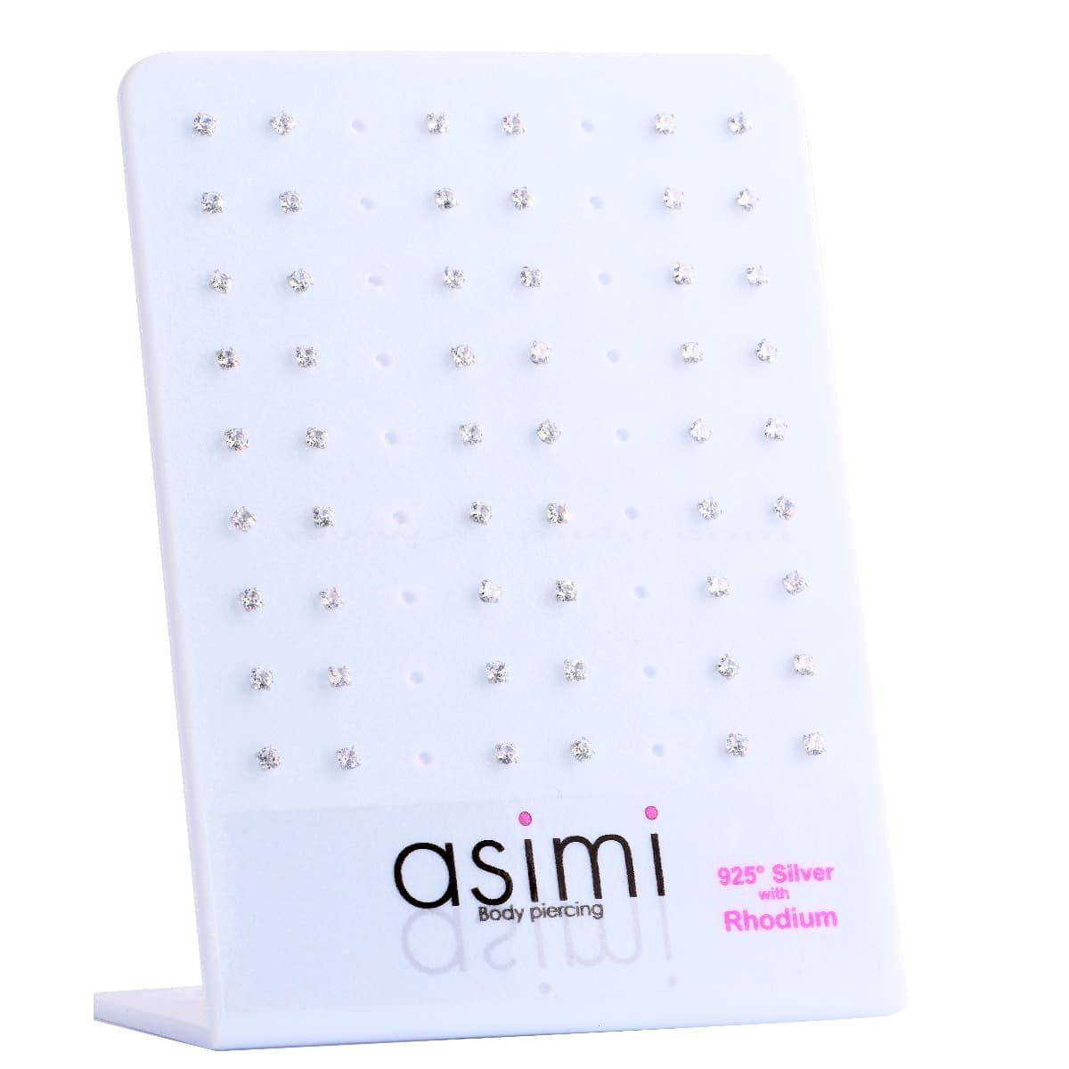 Ασημενιο Σκουλαρικι 2,5 Mm Ζιρκον