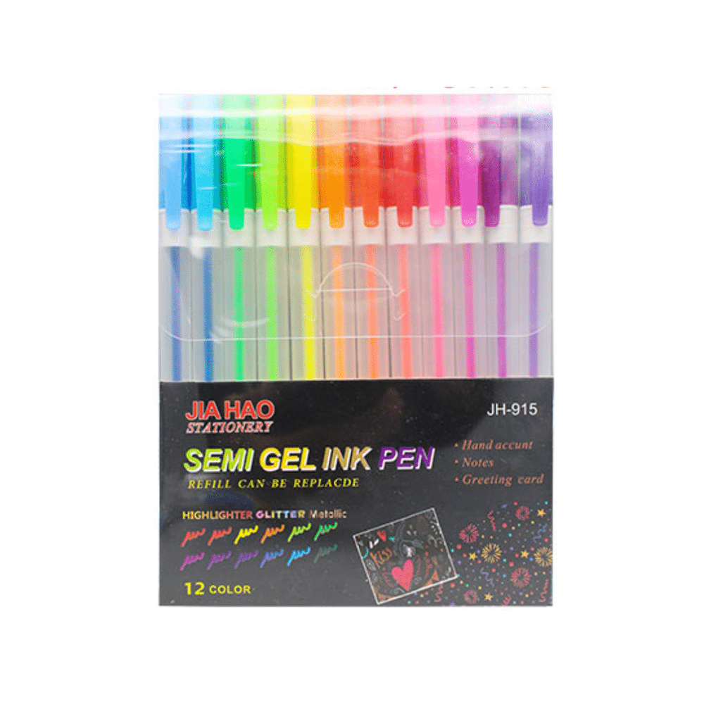 OEMΣετ Στυλό Gel Πολύχρωμα 1.0 mm  12 Τμχpapell.gr