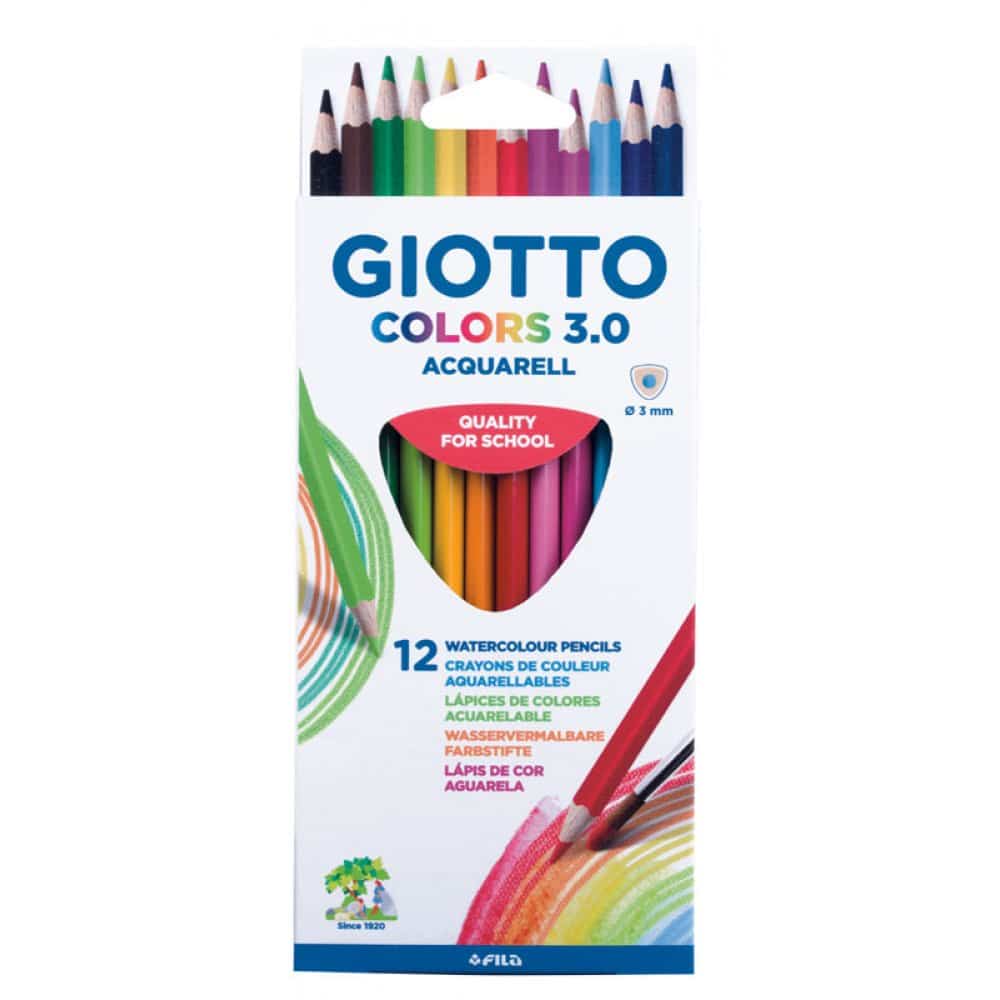 Giotto Ξυλομπογιες Ακουαρελας Colors 3.0 12 Tmx