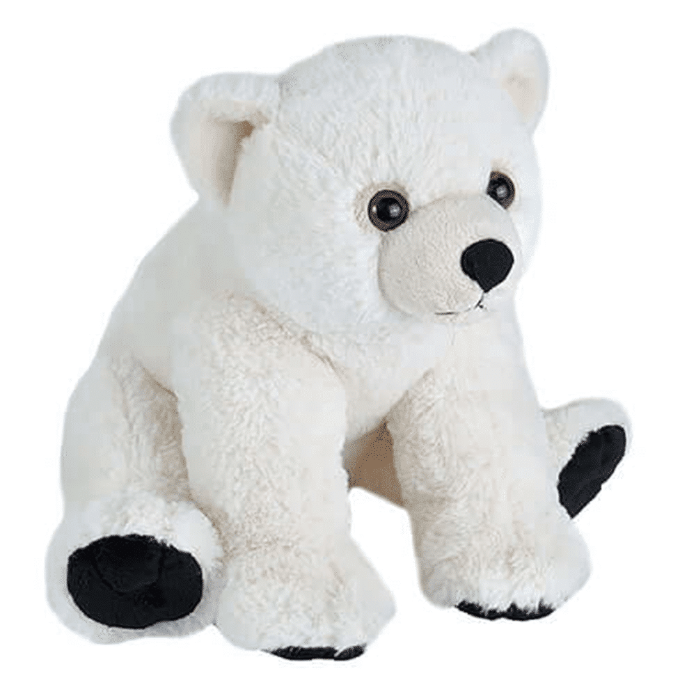 Wild Republic Cuddlekins Λουτρινο Polar Bear Baby – Πολικη Αρκουδα Μωρο 30 Εκ