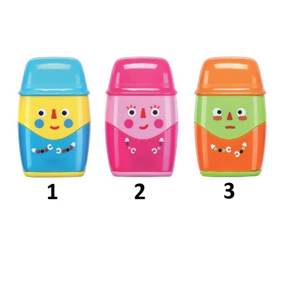 KeyroadKeyroad Ξύστρα - Γόμα Διπλή Faces 3 Σχέδια 1 Τμχpapell.gr