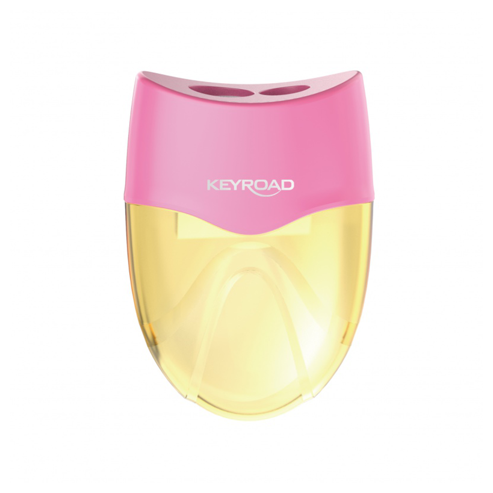 KeyroadKeyroad Ξύστρα Βαρελάκι Pastel Διπλή 3 Χρώματα 1 Τμχpapell.gr