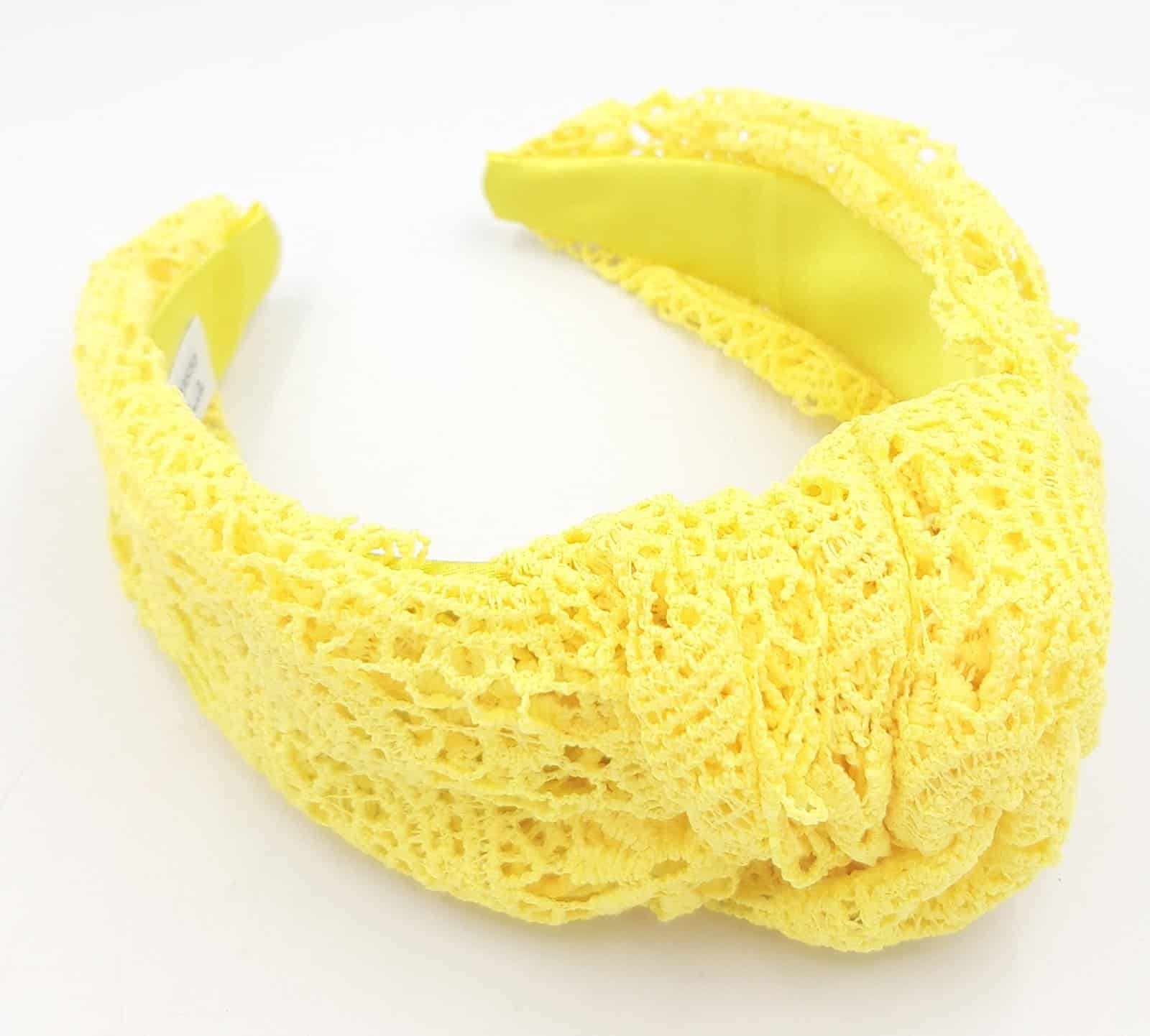 Στεκα Χειροποιητη Πλεκτη Με Κομπο Στην Κορυφη