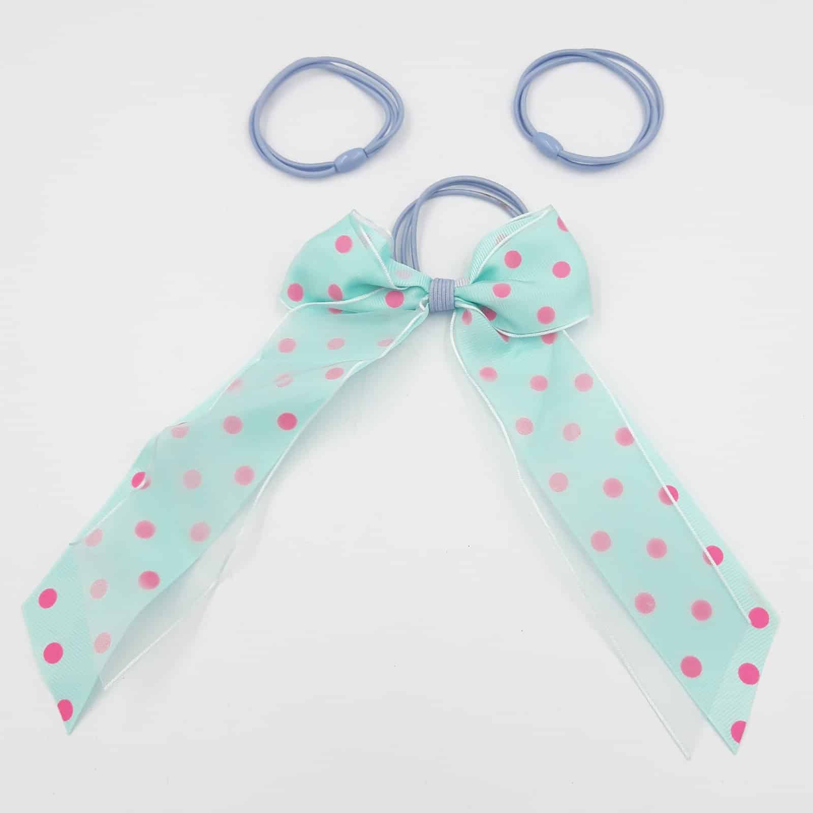 Λαστιχακια Μαλλιων Σετ 3 Τμχ Με Κορδελα