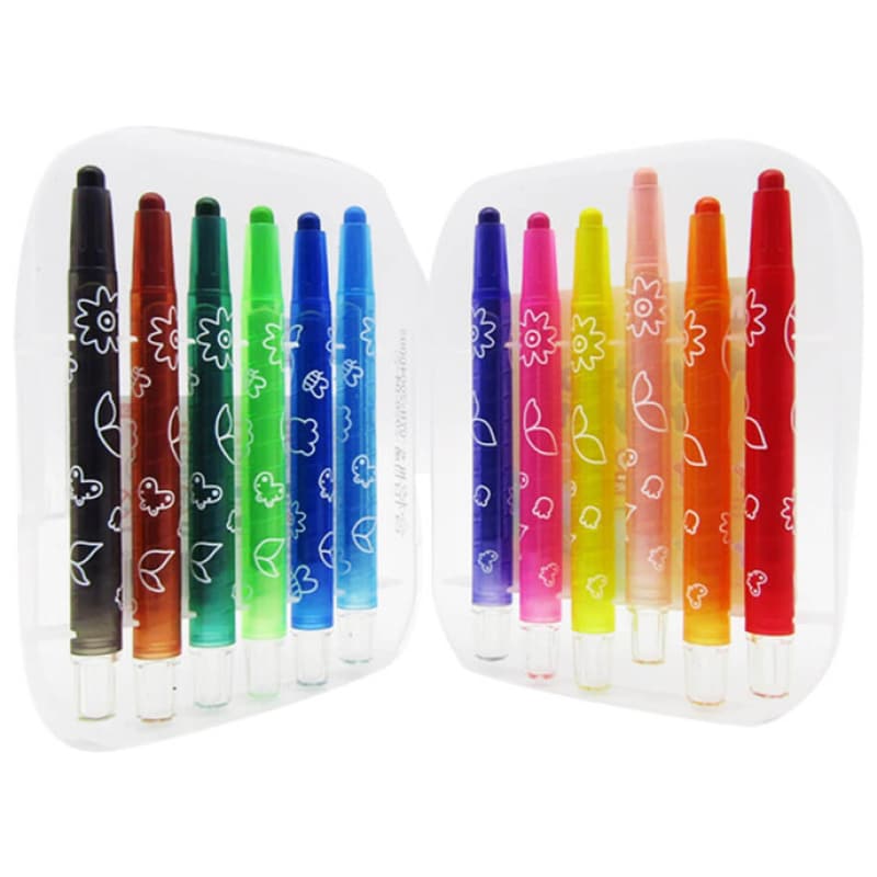 M&Amp;G Twistable Crayons 12 Colors