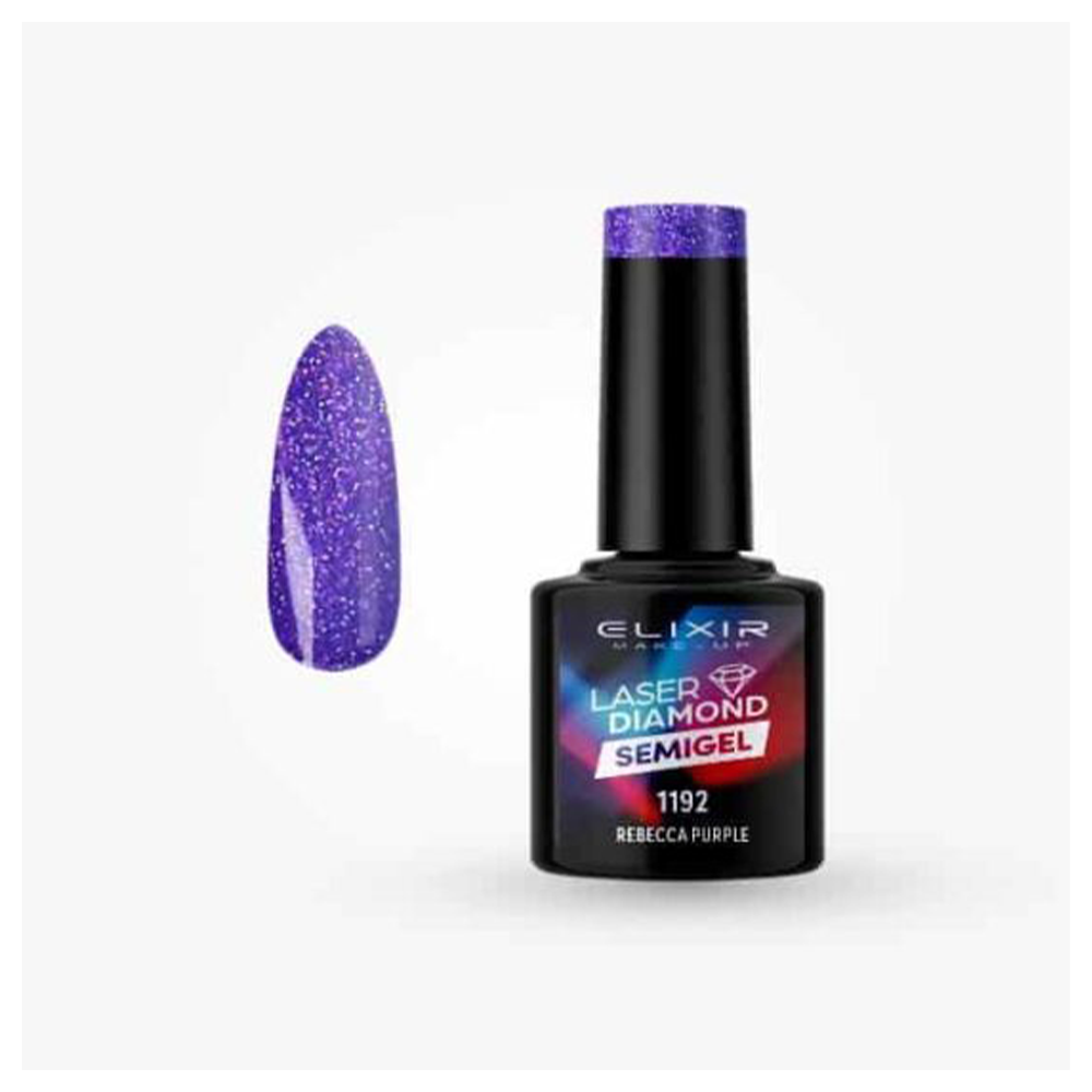 ElixirElixir Ημιμόνιμο Βερνίκι Laser Diamond # 1192 (Rebecca Purple) 8mlpapell.gr