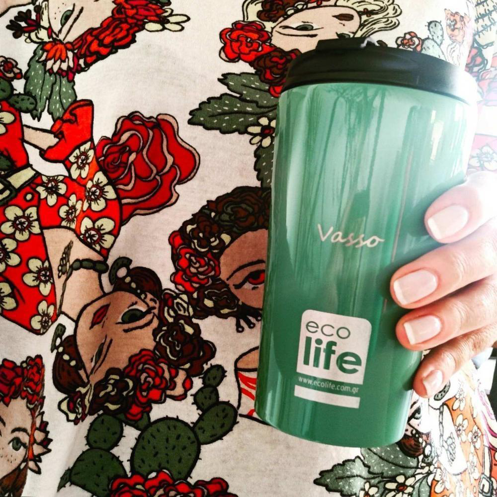 EcolifeEcolife Coffee Thermos Light Blue 370 mlpapell.gr