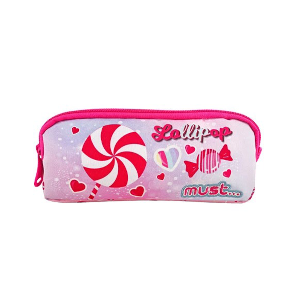 Must TeamMust Team Σχολική Κασετίνα Βαρελάκι Lollipop 2 Θήκες Μ21xΠ6xΥ9 Εκpapell.gr