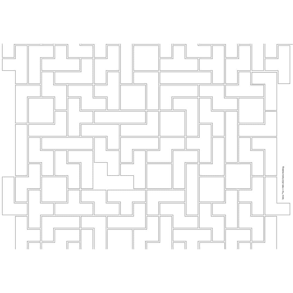 Μπλοκ Ζωγραφικης Tetris 23X33 40Φυλ Αυτοκολλητα-Στενσιλ- 2Σελ Χρ 2Σχεδια