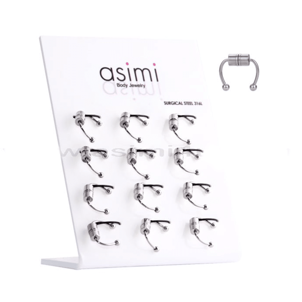 Μαγνητικο Πεταλο Ασημι 316L