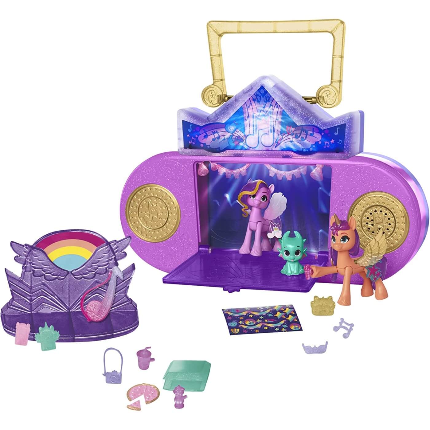 Hasbro My Little Pony Toys:Make Your Mark Musical Mane Melody, 3 Hoof To Heart Figures, Doll Playsets
