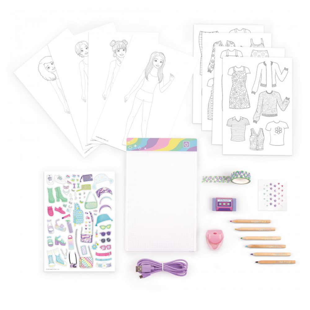 Make It Real  Fashion Sketchbook  Digital Light Board