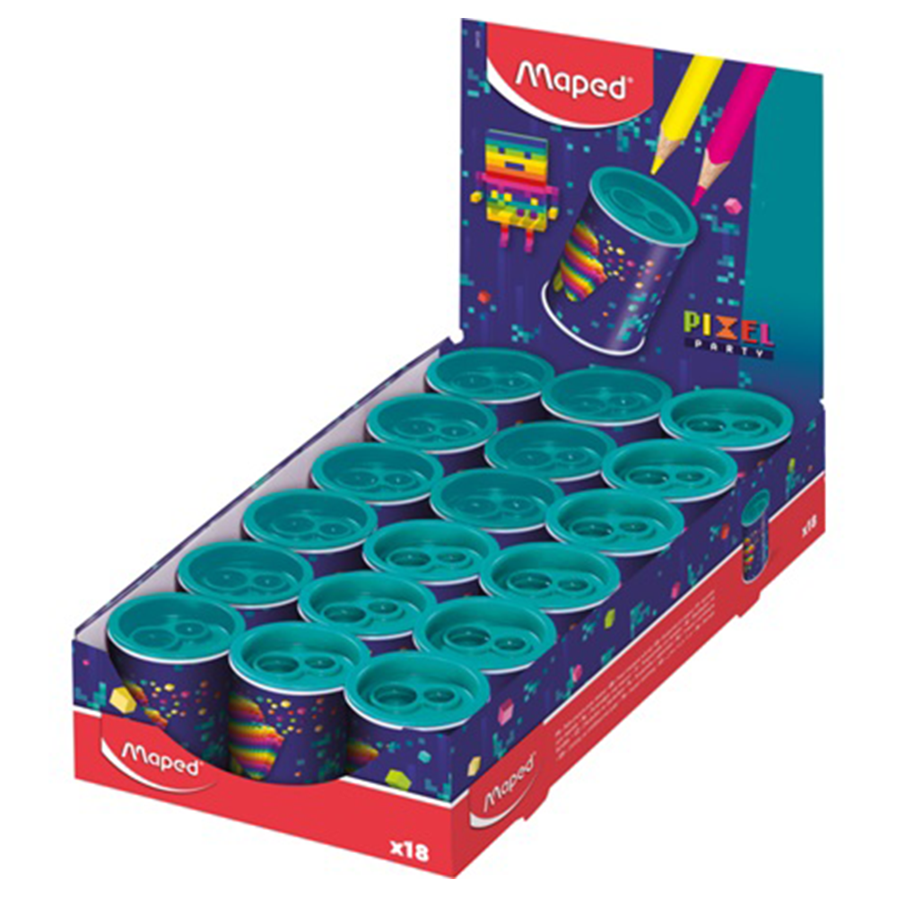 MAPEDMaped Ξύστρα Βαρελάκι Μεταλλική Mini Pixelpapell.gr