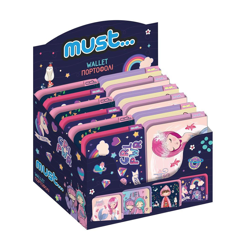 MUSTΠορτοφόλι Must Κορίτσι 11,5X2,5X9 εκpapell.gr