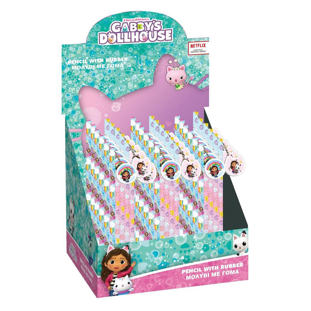 MUSTMust Μολύβι με Γόμα Gabby's Dollhousepapell.gr