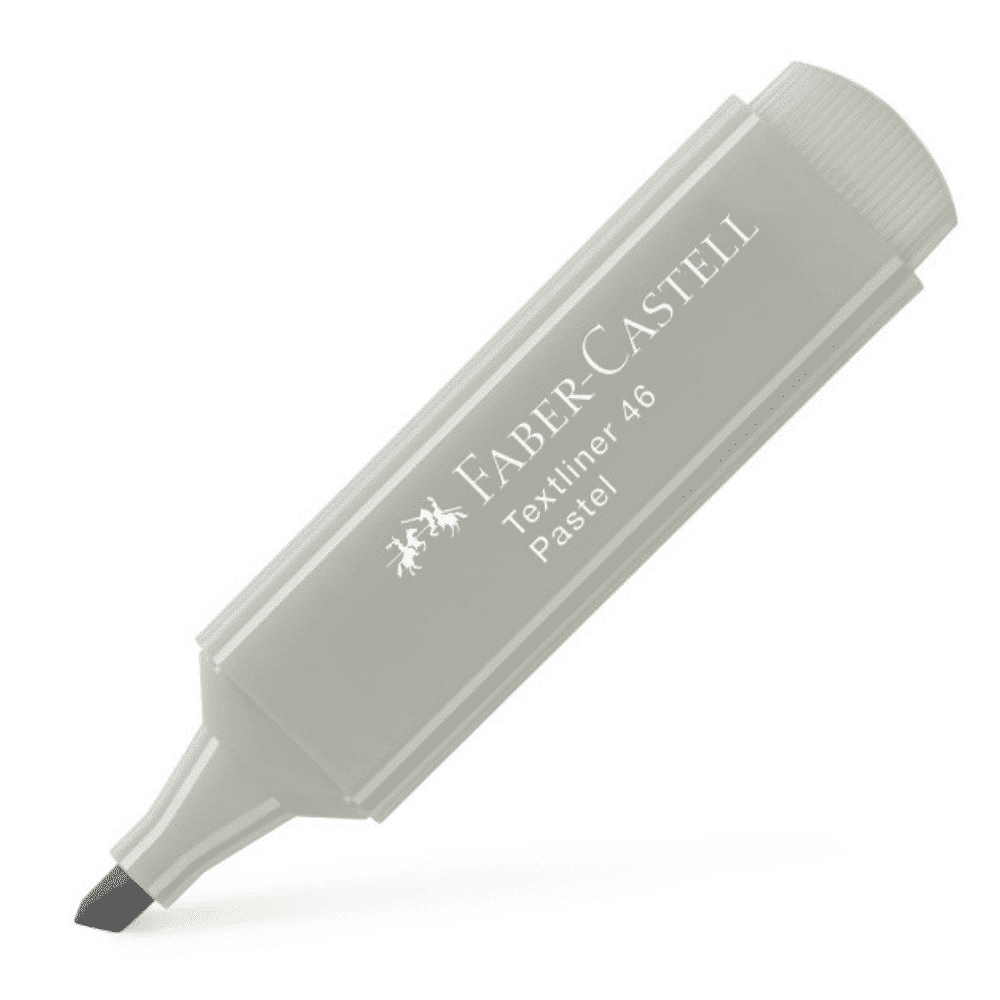 Faber Castell Μαρκαδορος Υπογραμμισης Pastel Γκρι