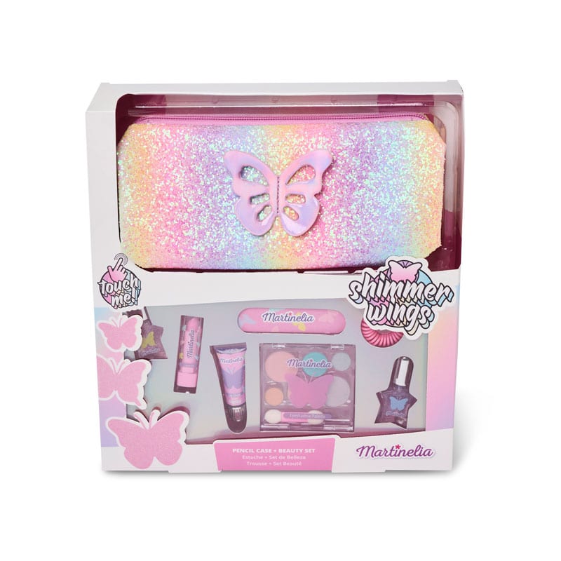 Martinelia Shimmer Wings Pencil Case And Beauty Set