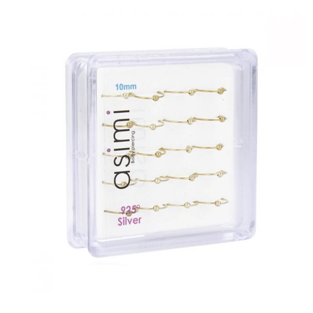 ASIMIΑσημενιος Κρικος Μυτης Επιχρυσος 10Mmpapell.gr