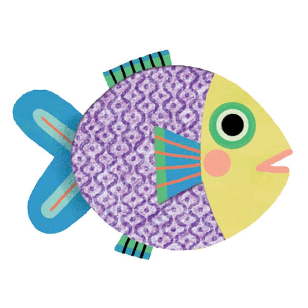 Djeco Ζωγραφιζω Με Μοτιβα &Amp; Κηρομπογιες " Ζωακια "