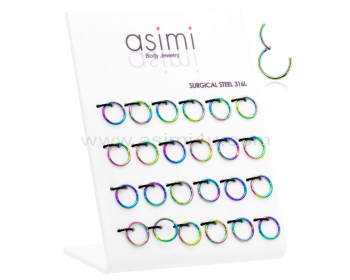 Hinged Segment Ring 1,2X9Mm Surgical Steel 316L