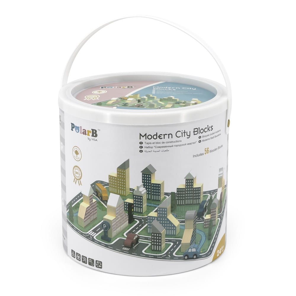 Viga 56 Ξυλινα Τουβλακια " Η Πολη "