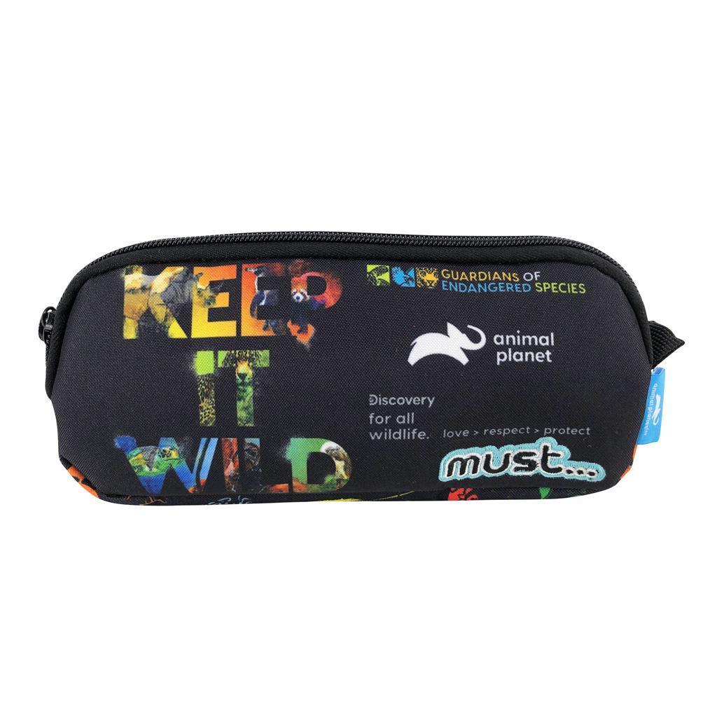 Must TeamMust Team Σχολικη Κασετινα Βαρελακι Animal Planet Keep It Wild 2 Θηκεςpapell.gr