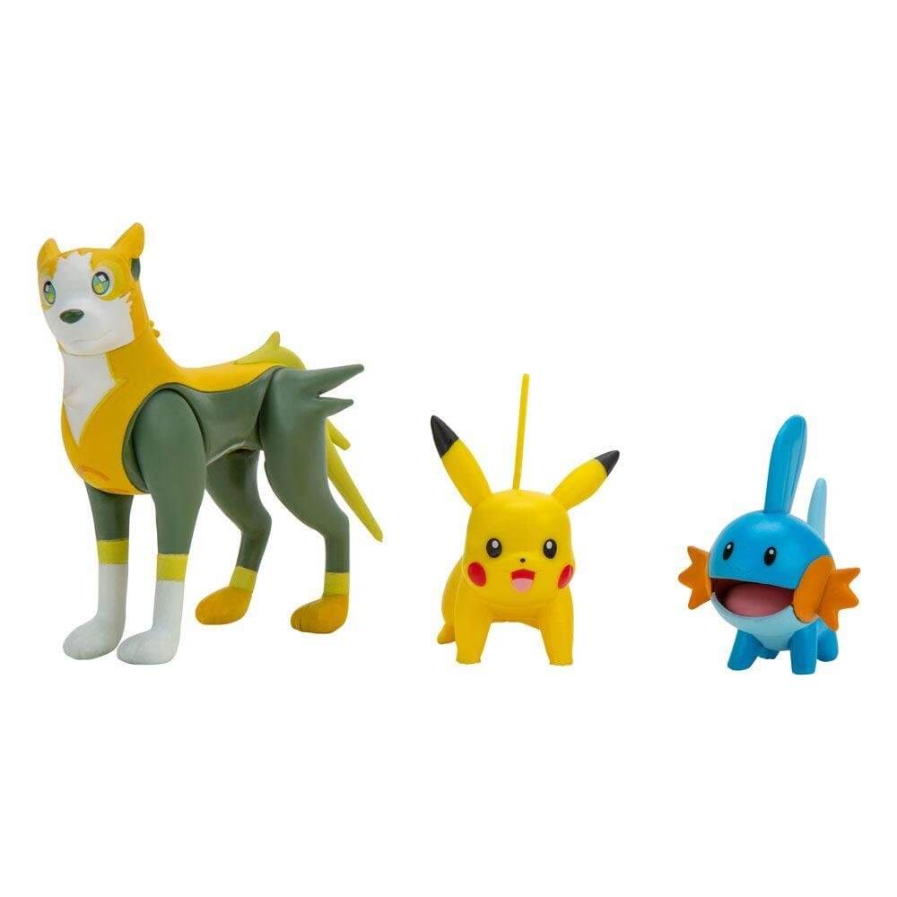 Pokemon - Mudkip, Pikachu &Amp; Boltund 3-Pack Φιγουρες Δρασης 5Εκ